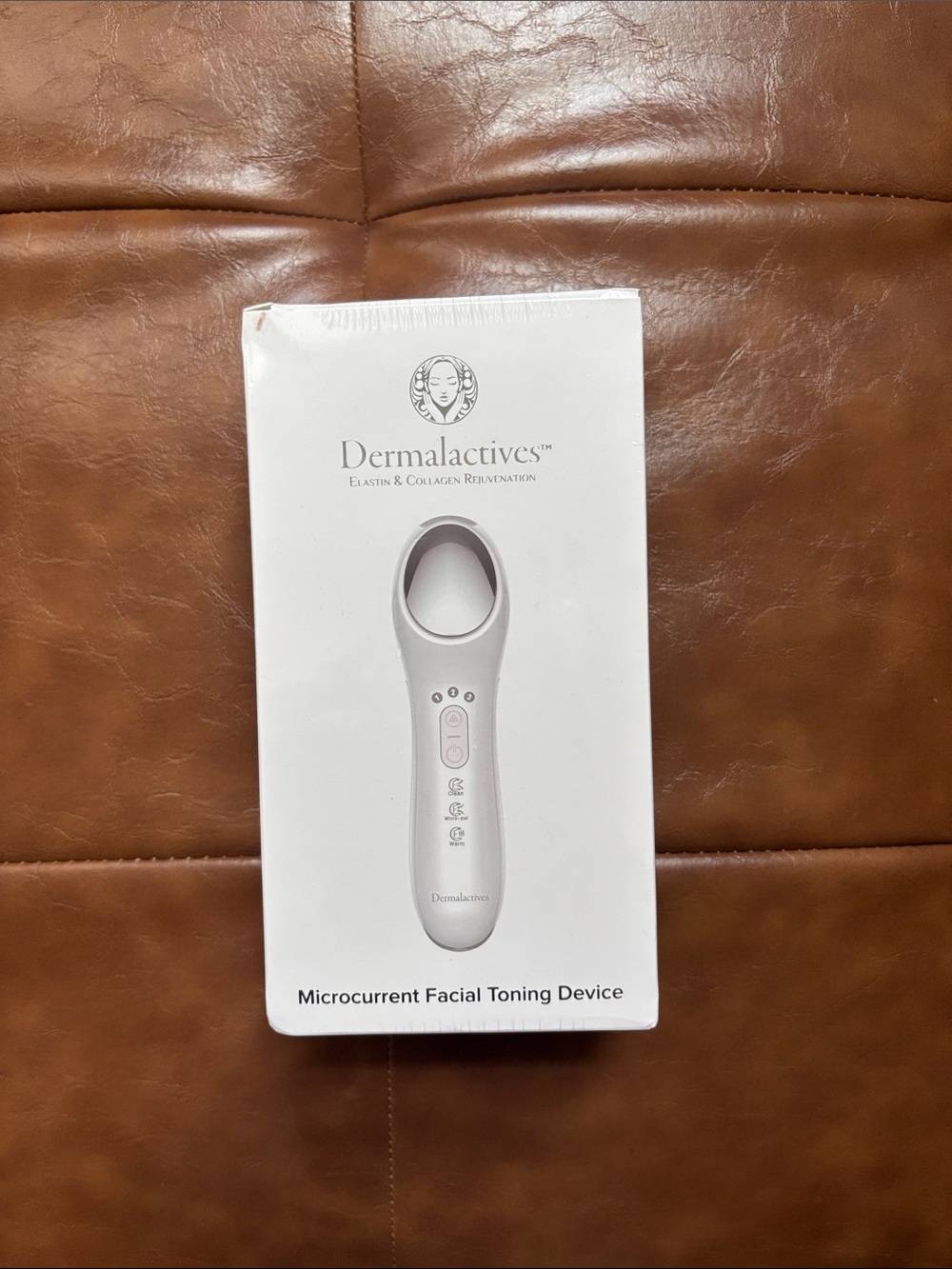 Dermalactives Microcurrent Facial Toning Device - White - SEALED